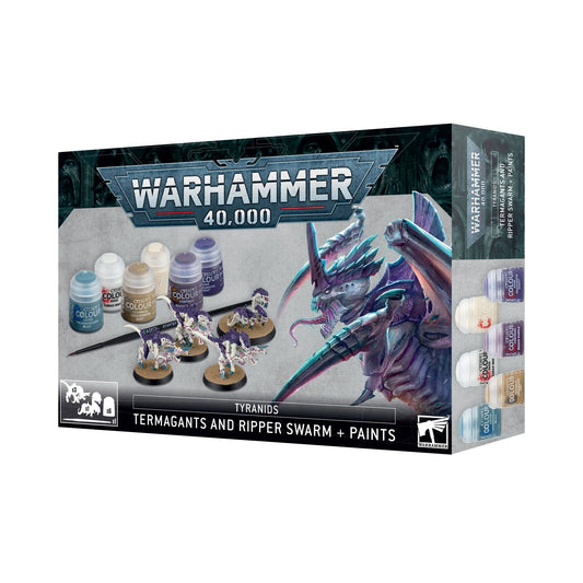 Tyranids: Termigants & Ripper Swarm + Paint Set