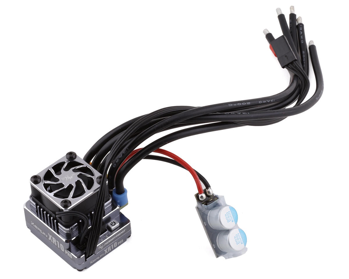 Hobbywing Xerun XR10 Pro G2S Elite 160A Sensored Brushless ESC (Midnight  Silver) - HWI30112617