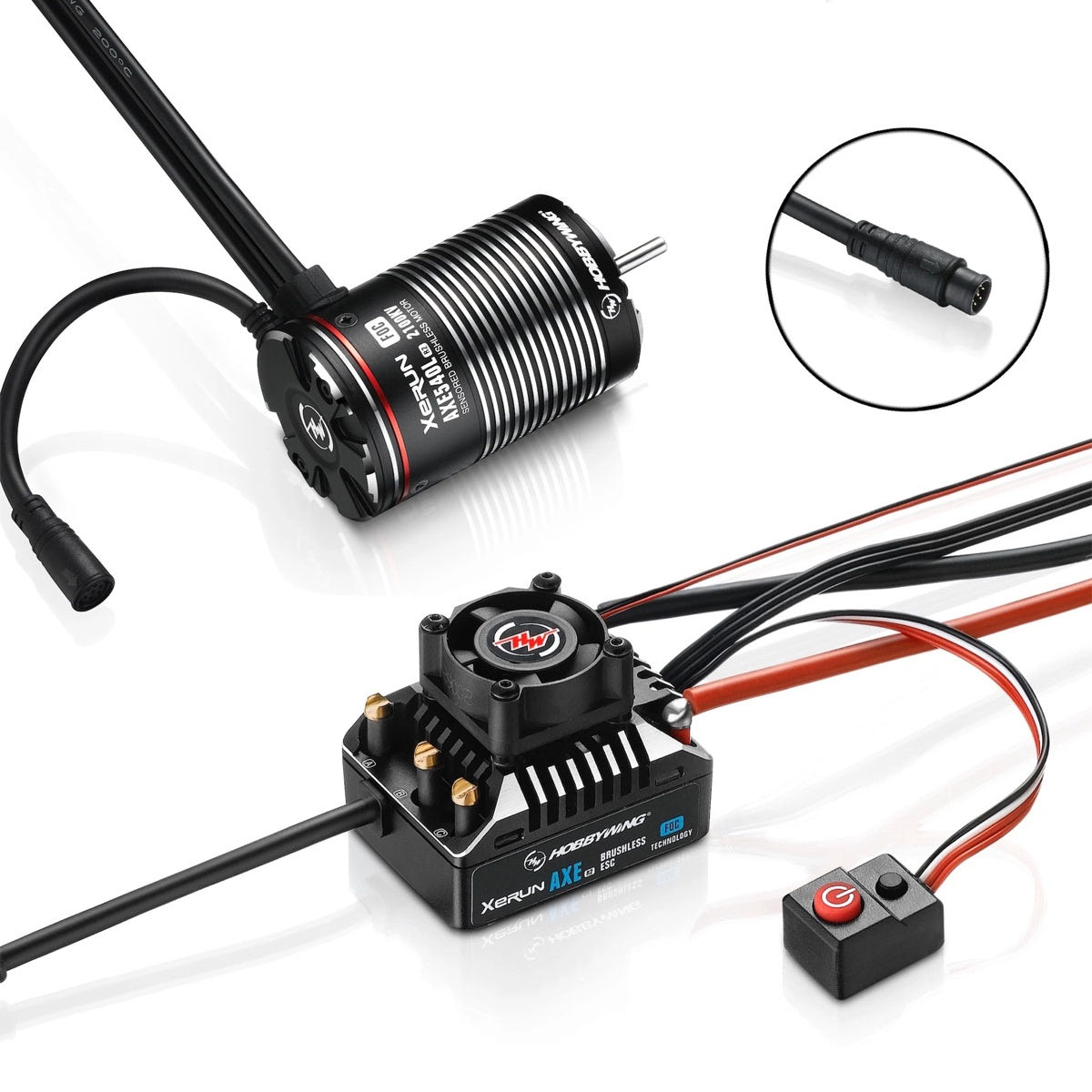 Hobbywing EZRun MAX10 G2 140 Amp Sensored Brushless Waterproof ESC/3665SD Motor Combo (4000kV) - HWI38020505