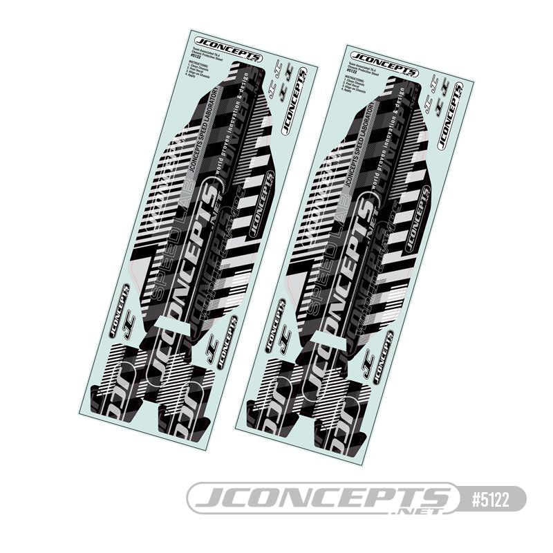 JConcepts Team Associated RC10T6.4 Precut Chassis Protective Sheets (2) - JCO5122