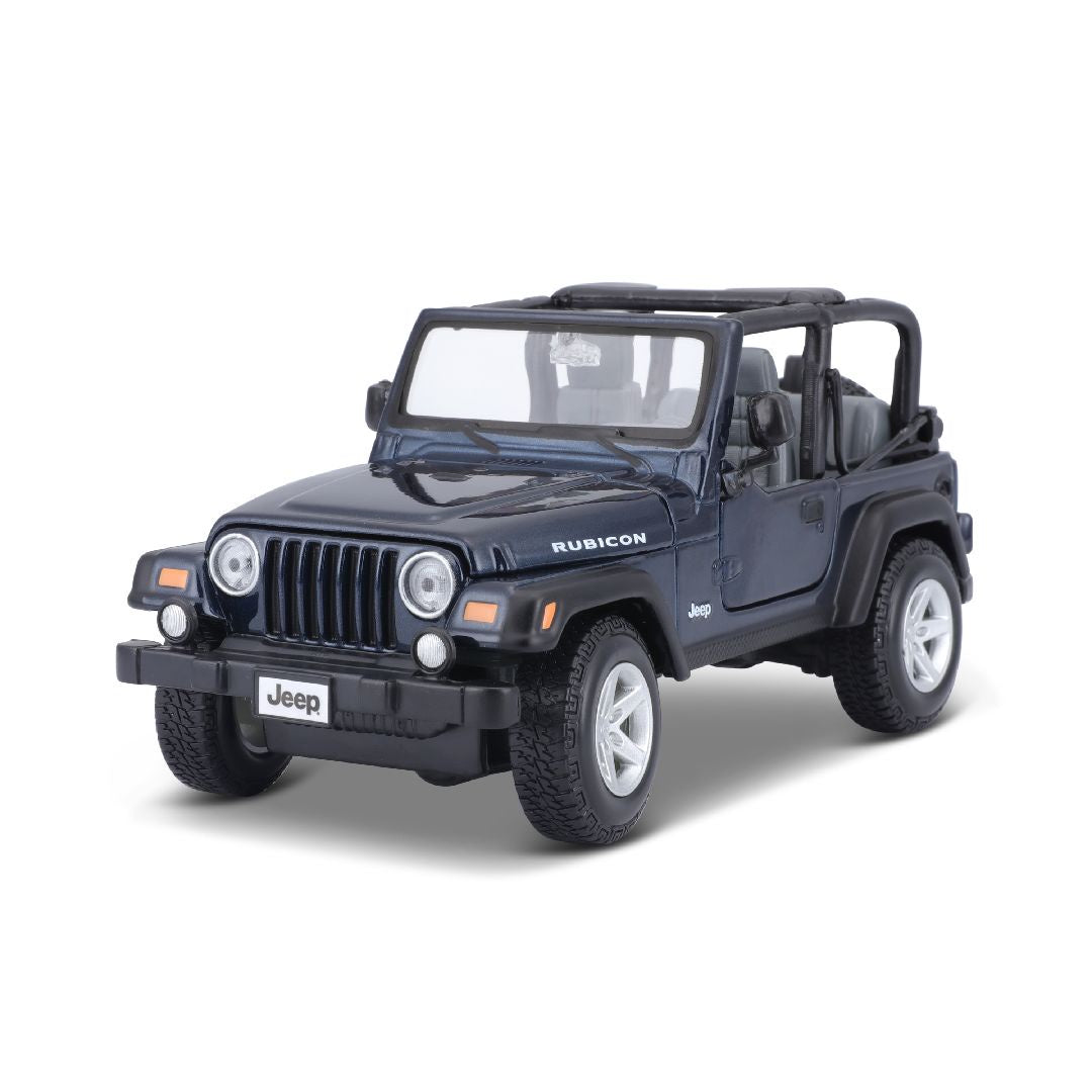 Maisto 1/27 SE Jeep Wrangler Rubicon (Metallic Blue) - MAI31245
