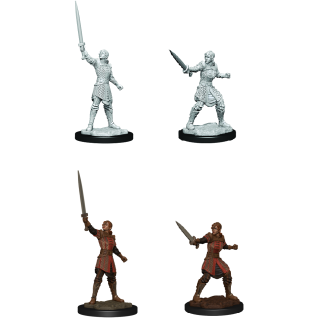 Critical Role Unpainted Mini - Human Dwendalian Empire Fighter Female 90386
