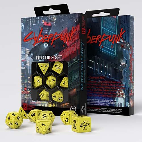 Q Workshop Dice Cyberpunk Red Danger Zone