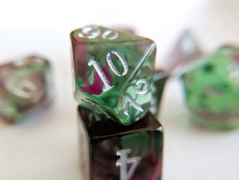 Little Dragon 7-Die Set Nebula Tourmaline