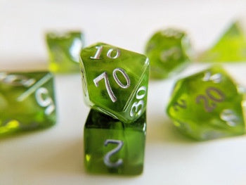 Little Dragon 7-Die Set Nebula Peridot