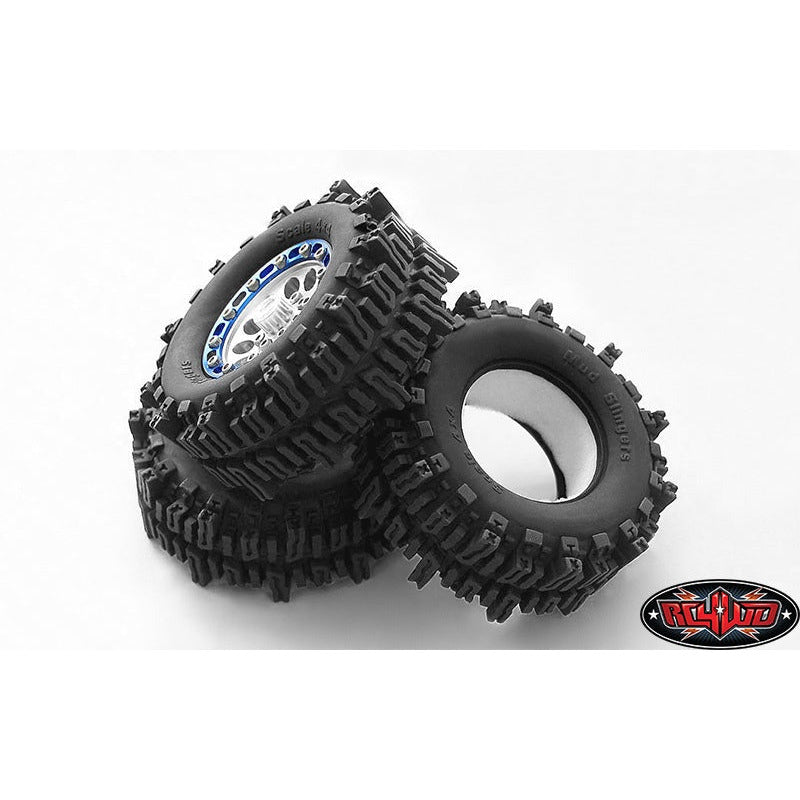 Tires Unmounted 1.9" Mud Slingers Advanced X3 (2): 3.66" OD - RC4Z-T0050
