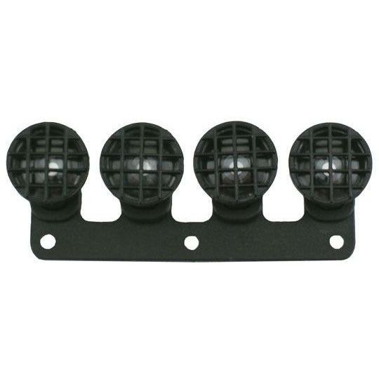 Light Canister Set for RPM Front Bumper - Black RPM80982