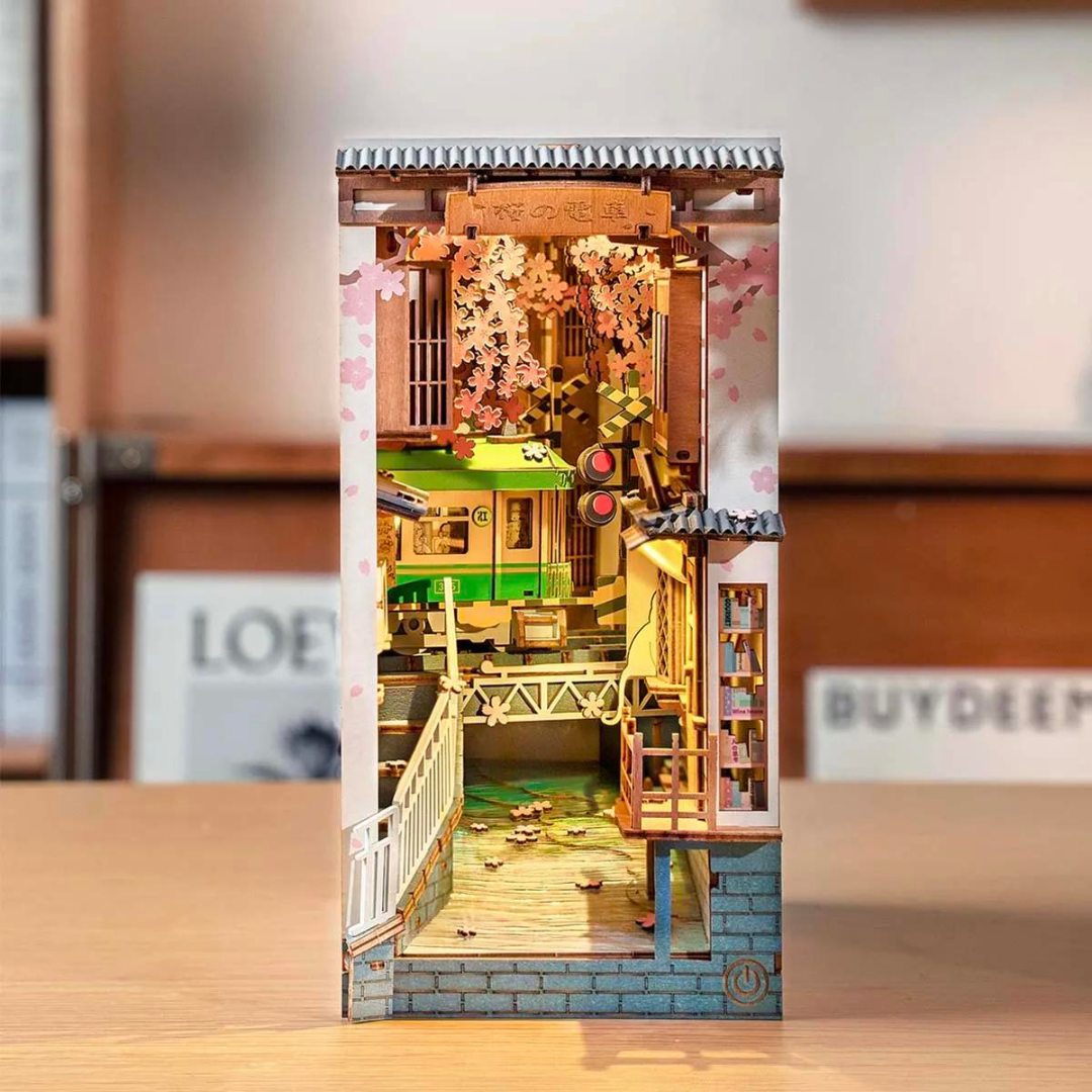 Dragon Castle DIY Book Nook Kit - Bookshelf Insert Diorama - 3D