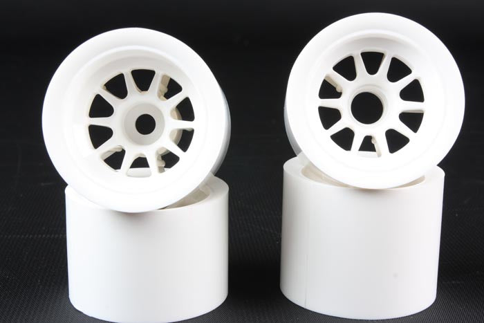 Tamiya RC F104 Wheel Set White - TAM54526