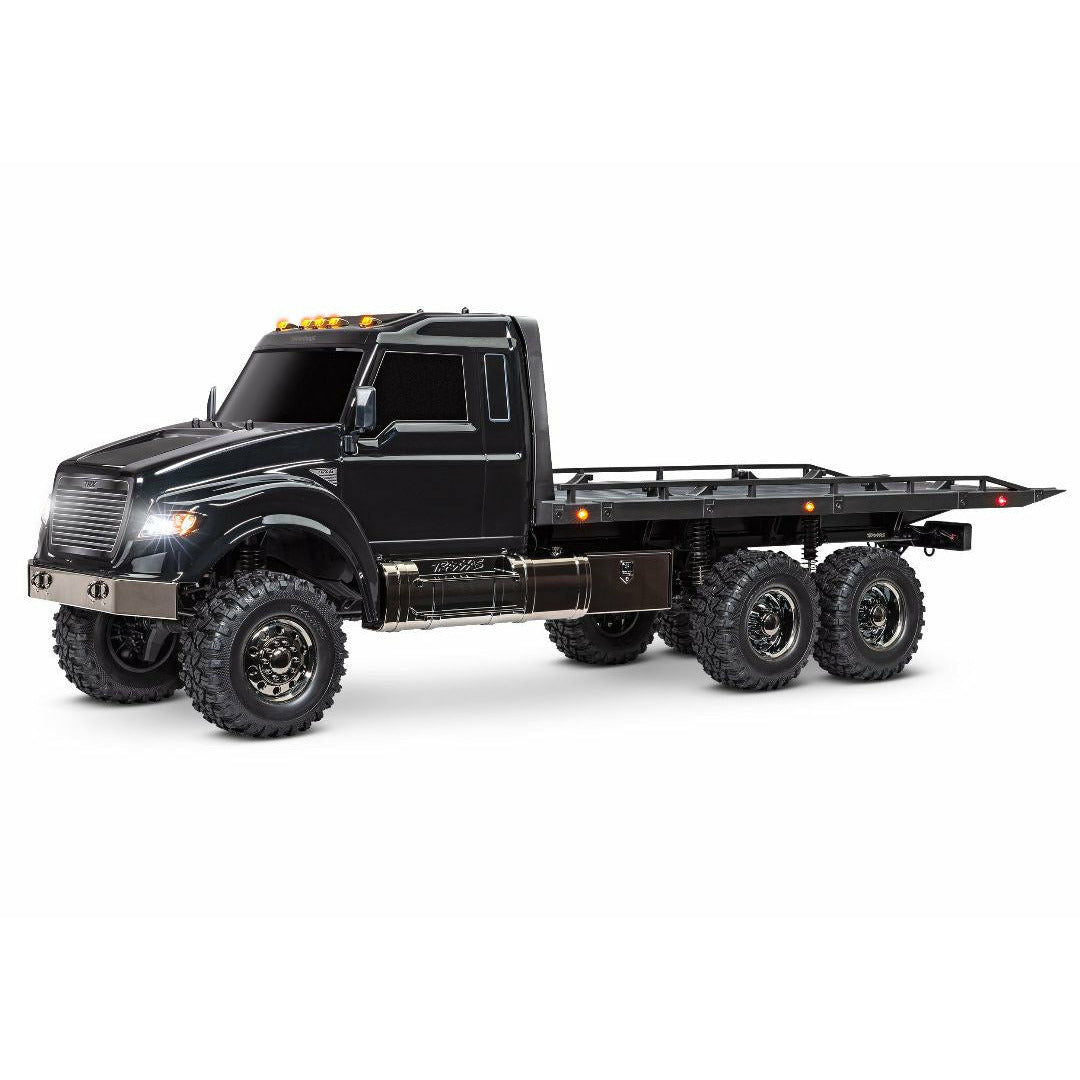 Traxxas TRX-6 Ultimate RC Hauler: 1/10 Scale 6X6 w/ LEDs - Black