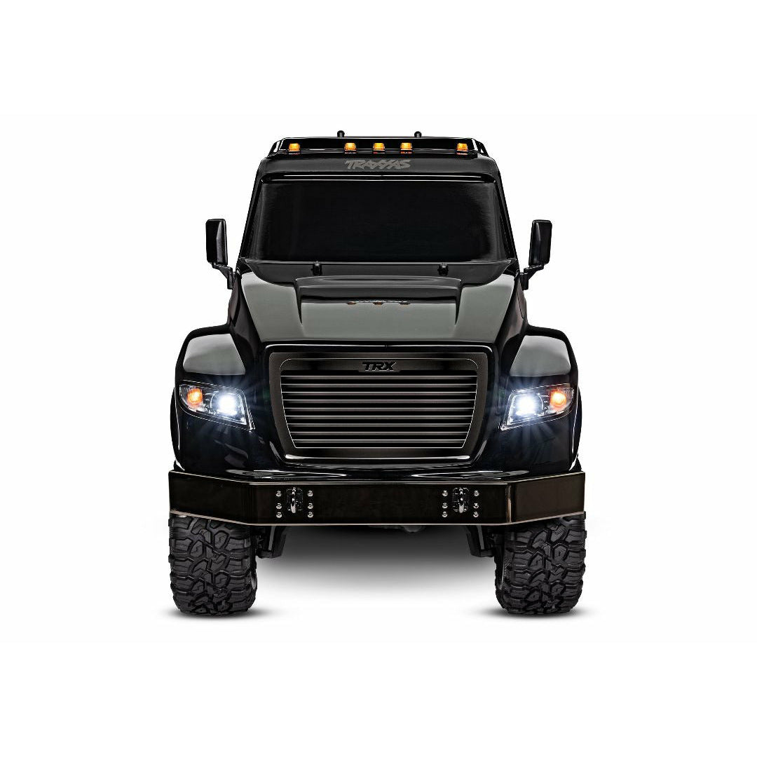 Traxxas TRX-6 Ultimate RC Hauler: 1/10 Scale 6X6 w/ LEDs - Black
