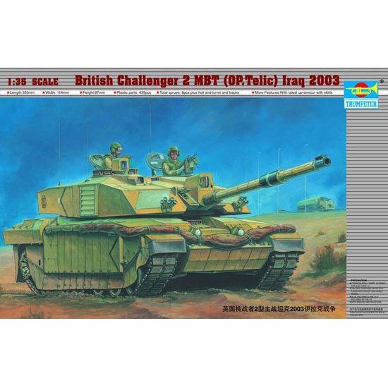 British Challenger II MBT Basra 2003 Telic 1/35 #00323 by Trumpeter