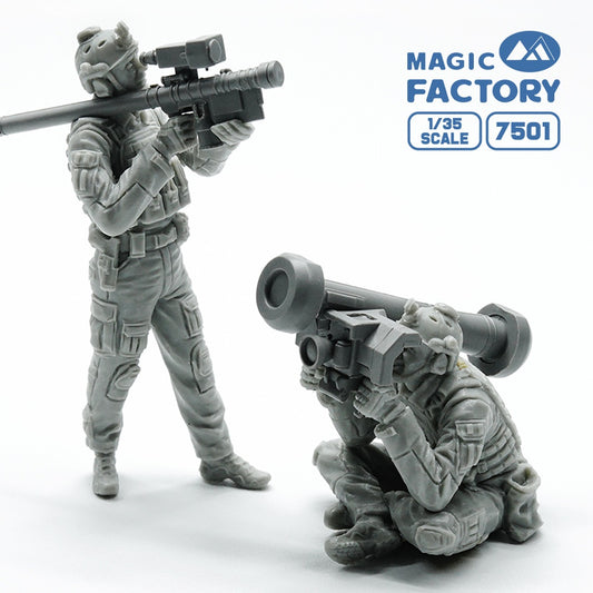 FIM-92 Stinger/FGM-148 Javelin Operators Set (Resin) 1/35 #7500 by Magic Factory