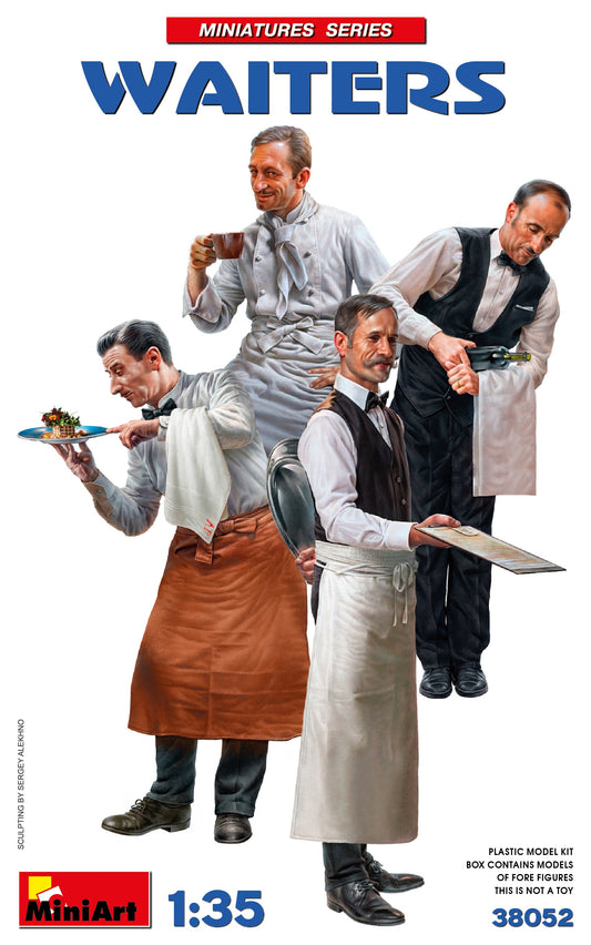 Waiters 1/35 #38052 by MiniArt
