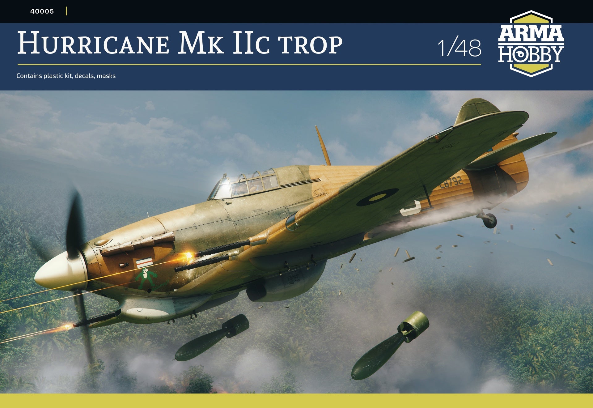 Hurricane Mk IIc Trop 1/48 #40005 by Arma Hobby