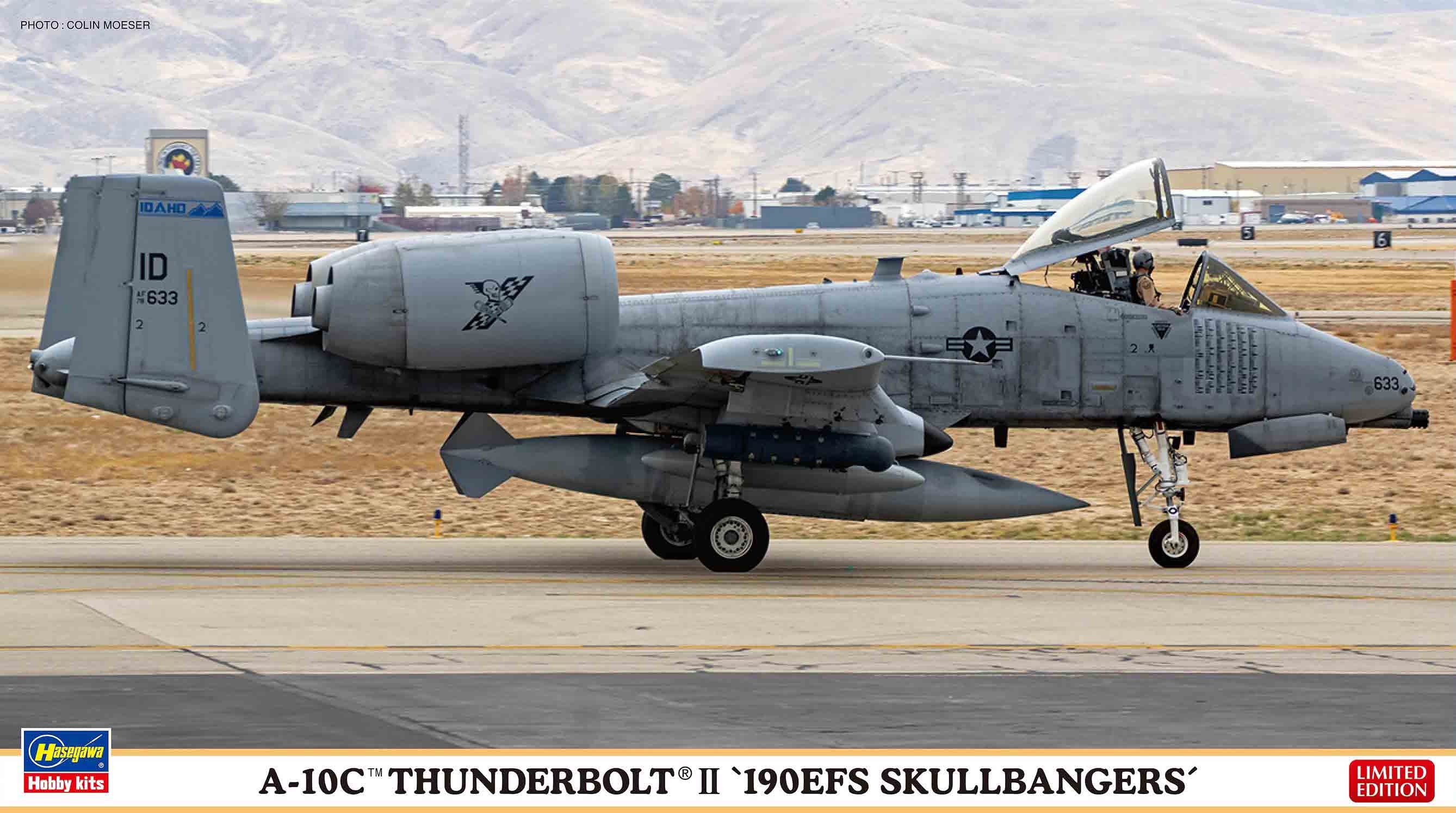 A-10C Thunderbolt II "190EFS SKULLBANGERS" 1/72 #02451 by Hasegawa