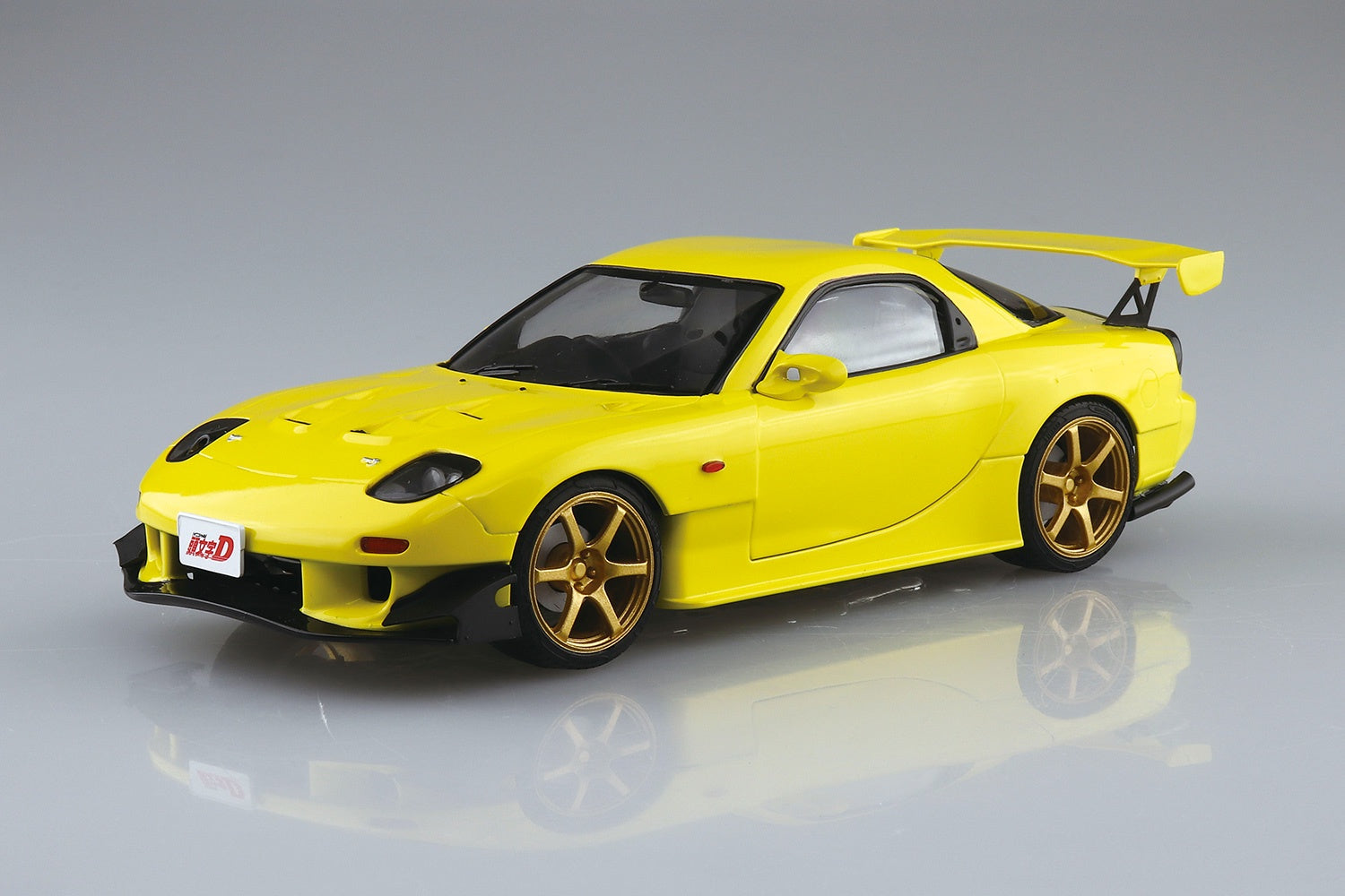 Pre-Painted Initial D Takahashi Keisuke FD3S RX-7 Project D Comics Vol.28 Ver. Model Kit 1/24 #06402 by Aoshima