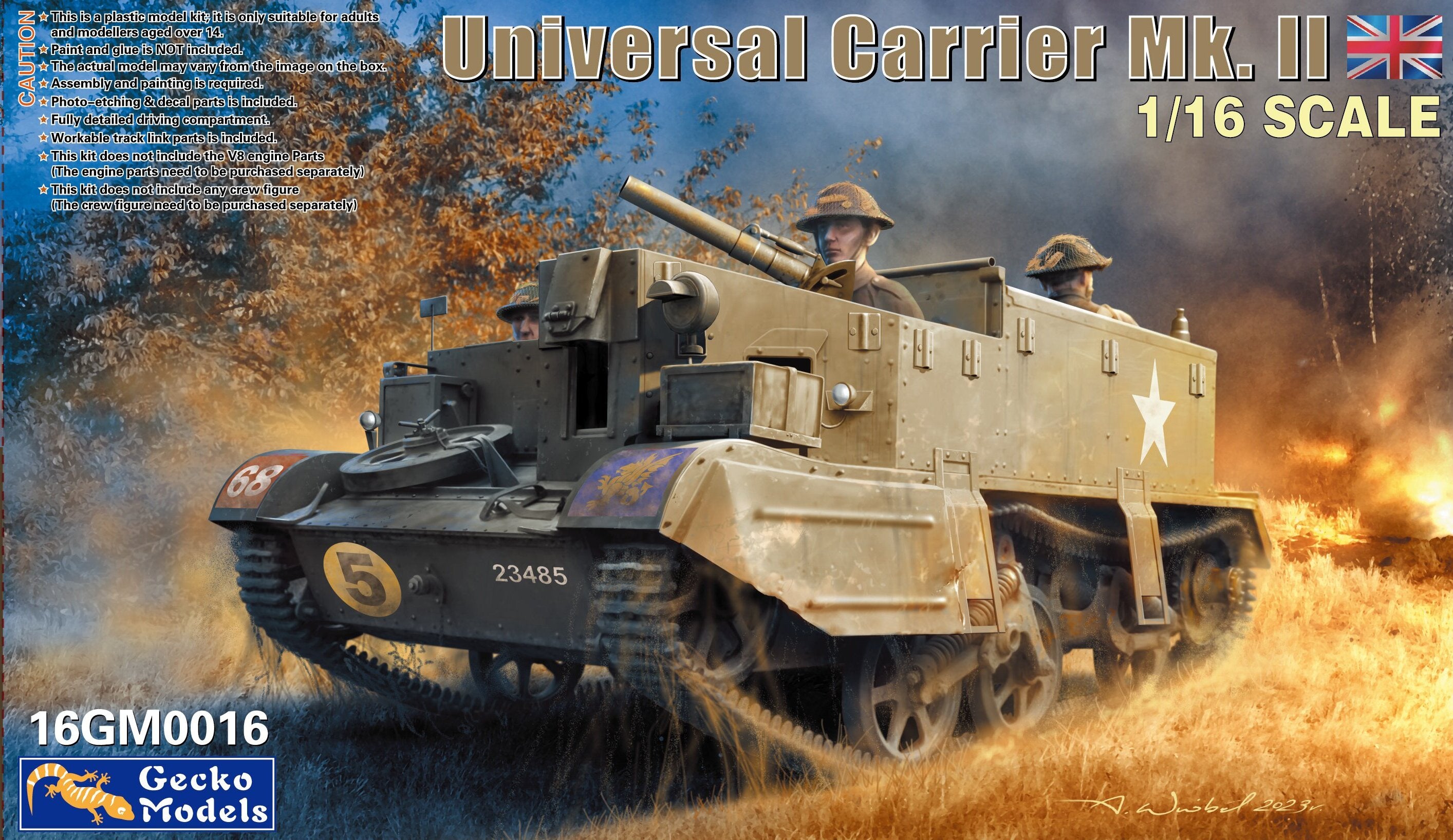 Universal Carrier Mk.II 1/16 #16GM0016 by Gecko