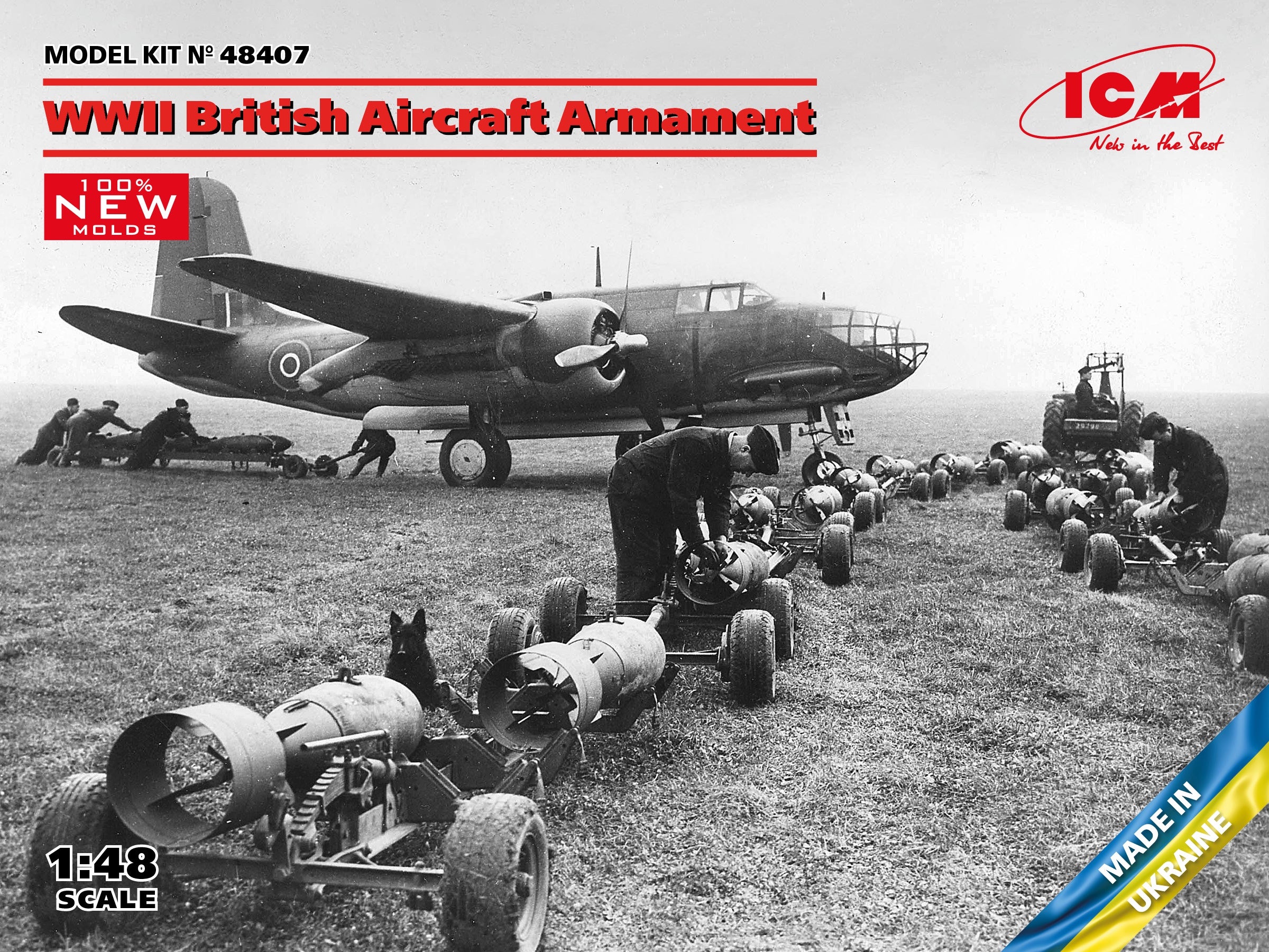 WWII British Aircraft Armament 1/48 #48407 by ICM