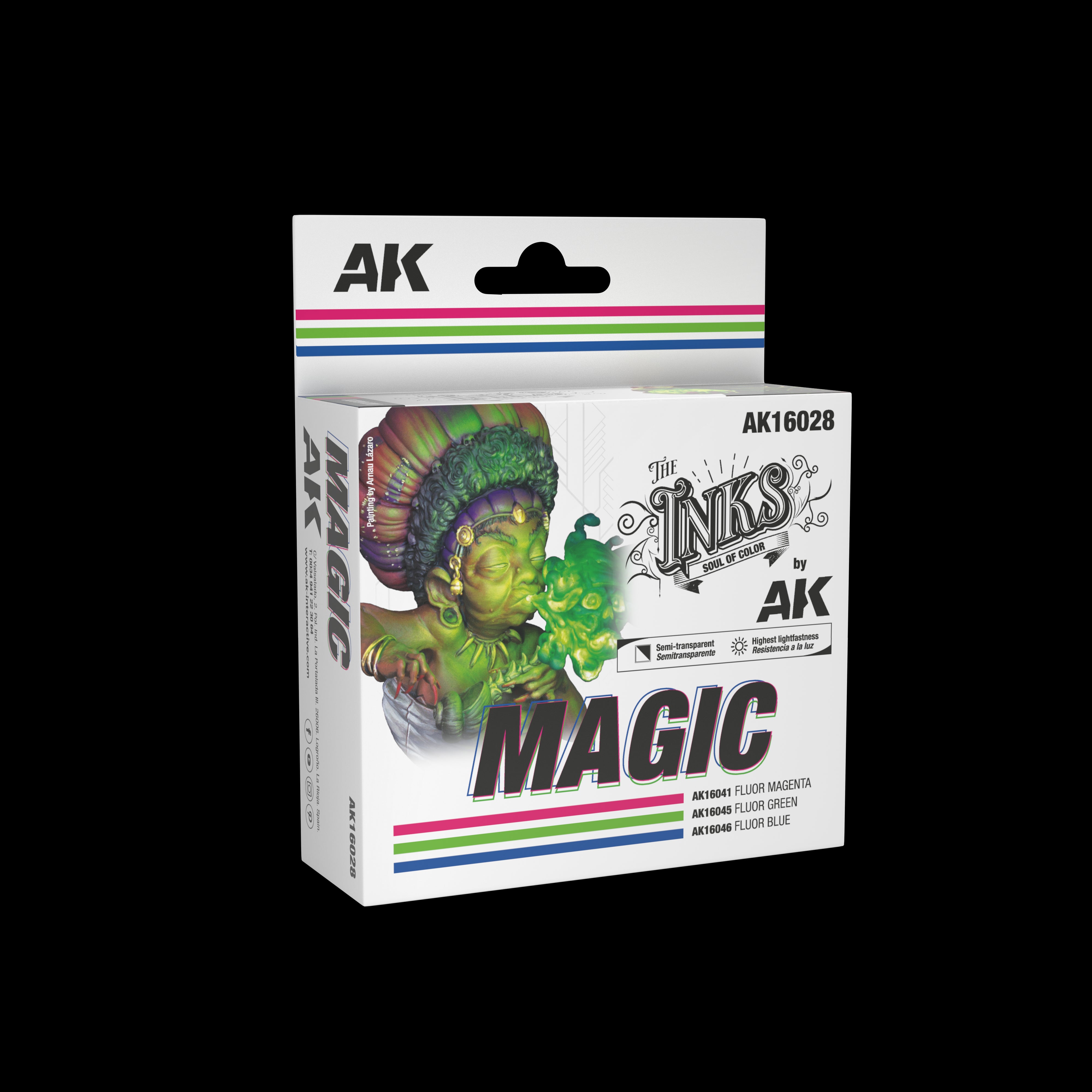 AK Interactive The INKS Sets Magic - Set of 3 Jars (Inks) - AK-16028