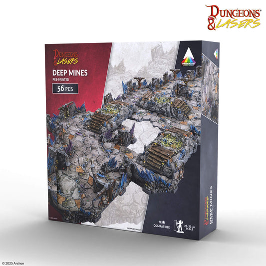 Archon Studio Dungeons and Lasers: Deep Mines: Pre-Painted