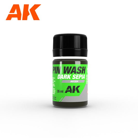 AK Interactive Pin Wash Dark Sepia 35ml - AK-324