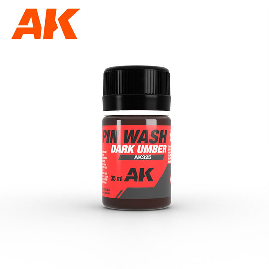AK Interactive Pin Wash Dark Umber 35ml - AK-325