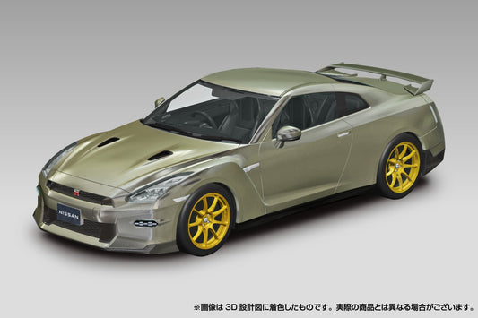 Nissan R35 Nissan Gt-R 2024 (Millennium Jade) 1/32 Model Car Kit #06545 by Aoshima