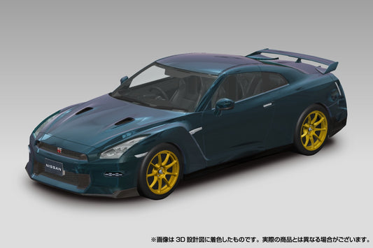 Nissan R35 Nissan Gt-R 2024 (Midnight Purple) 1/32 Model Car Kit #06546 by Aoshima