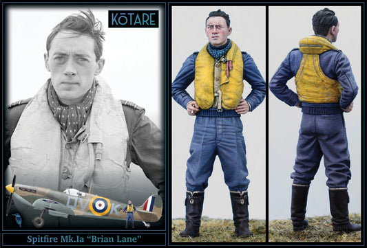 Spitfire Mk.Ia, “Brian Lane”, Aircraft Model Kit 1/32 #K32601 by Kotare