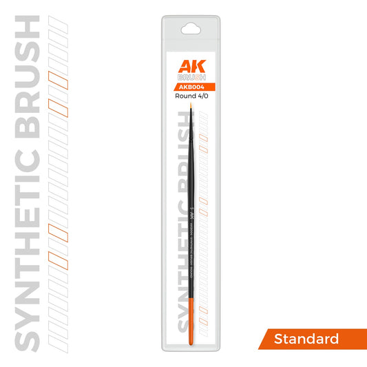 AK Interactive Synthetic Brush Round 4/0 - AK-B004