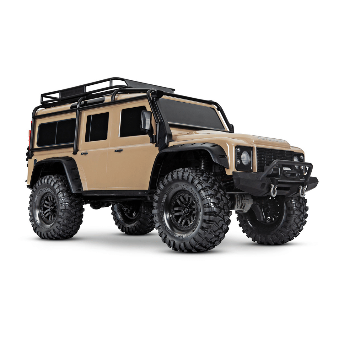 Traxxas TRX-4 1/10 Scale & Trail Rock Crawler w/Land Rover Defender Body w/XL-5 ESC & TQi 2.4GHz Radio - Assorted Colours TRA82256-4