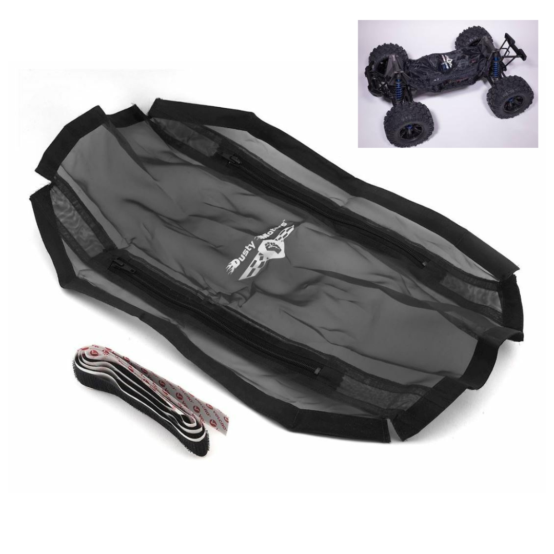 Dusty Motors Protection Cover for Traxxas X-Maxx (Black) - DTY-TRX0101