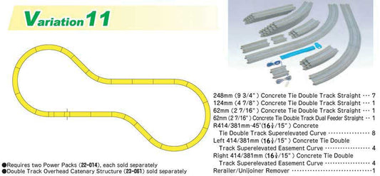 Kato V11 Double Track Set - Unitrack - #20-870