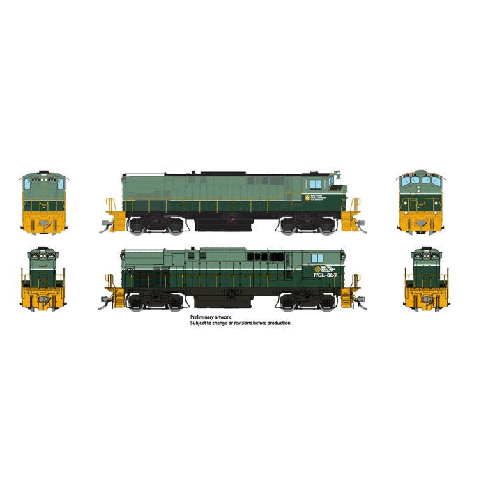 Rapido 033526 HO M420 + M420B (DC/DCC/Sound): BCR - Two-Tone Green Scheme: #645 + #687