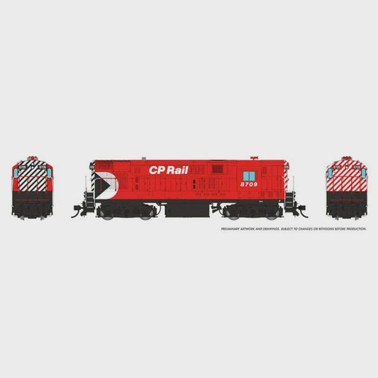 Rapido HO H16-44 (DC/DCC/Sound): CP Rail - Action Red Scheme: #8709 - 044538