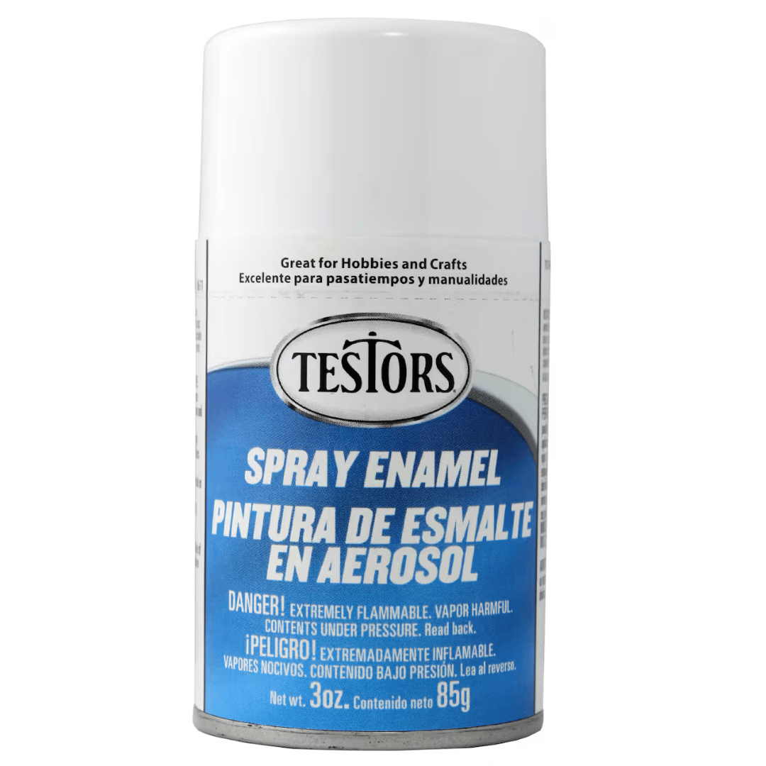 TES1258 Flat White Enamel Aerosol