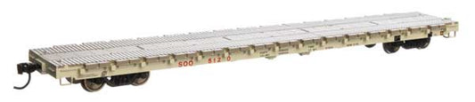 60' Pullman-Standard Flatcar - Ready to Run #5407 Soo Line #5120