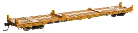 60' Pullman-Standard Flatcar - Ready to Run #5419 TTX - VTTX #92197 (Container loading; yellow, black and white TTX logo)