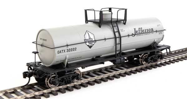 36' Chemical Tank Car - Ready to Run #48010 Jefferson Chemical GATX #32222