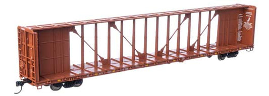 72' Centerbeam Flatcar w/Standard Beam - Ready to Run #50712 Illinois Central #977047