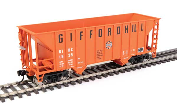 34' 100-Ton 2-Bay Hopper - Ready to Run #56600 Gifford Hill GIHX #1535