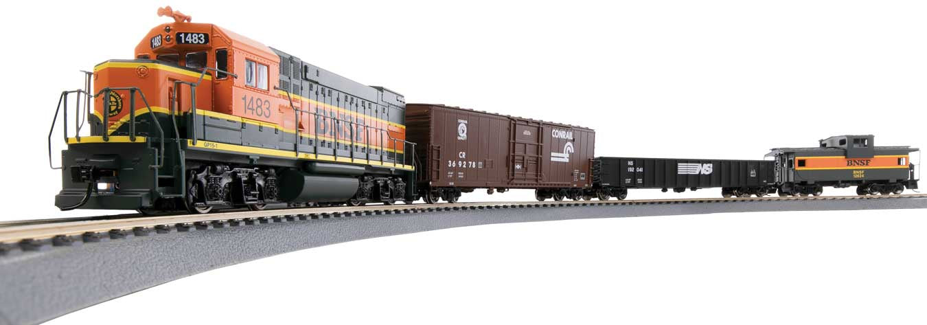 Flyer Express Fast-Freight Train Set: #1210 Burlington Northern Santa Fe