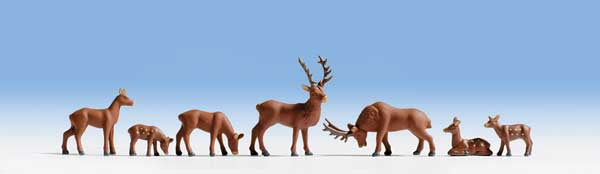 Walthers Wild Deer (8 pk) #6076