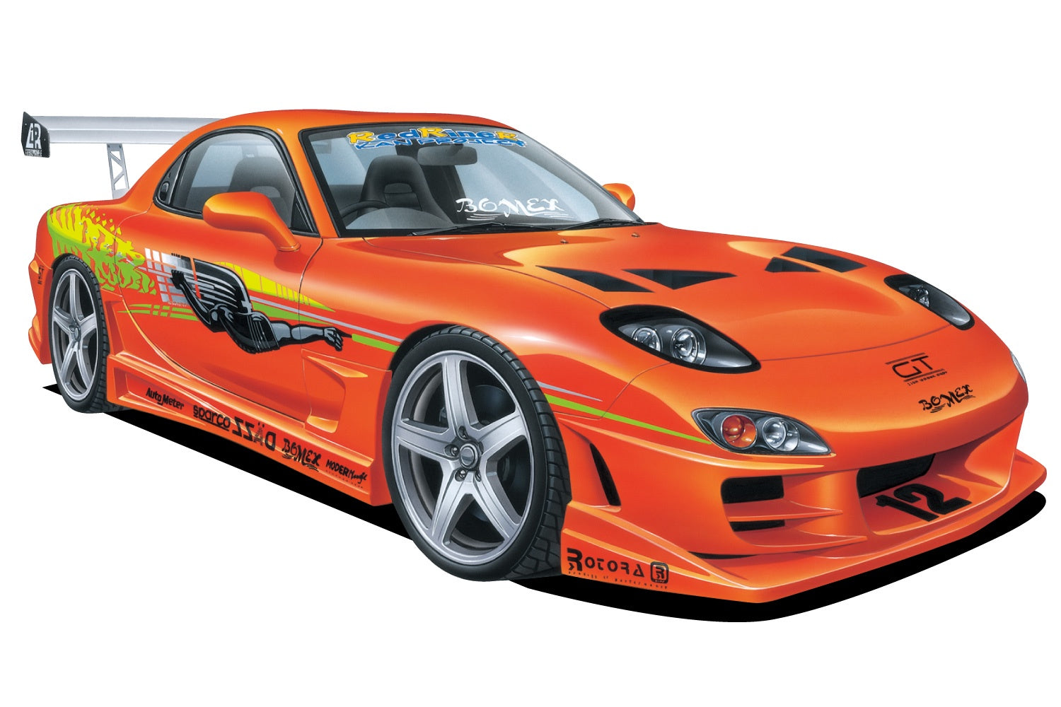 Mazda Bomex FD3S RX-7 1999 1/24 #06399 by Aoshima