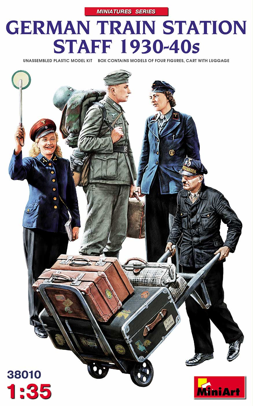 German Train Station Staff 1930 - 1940s 1/35 #38010 by MiniArt