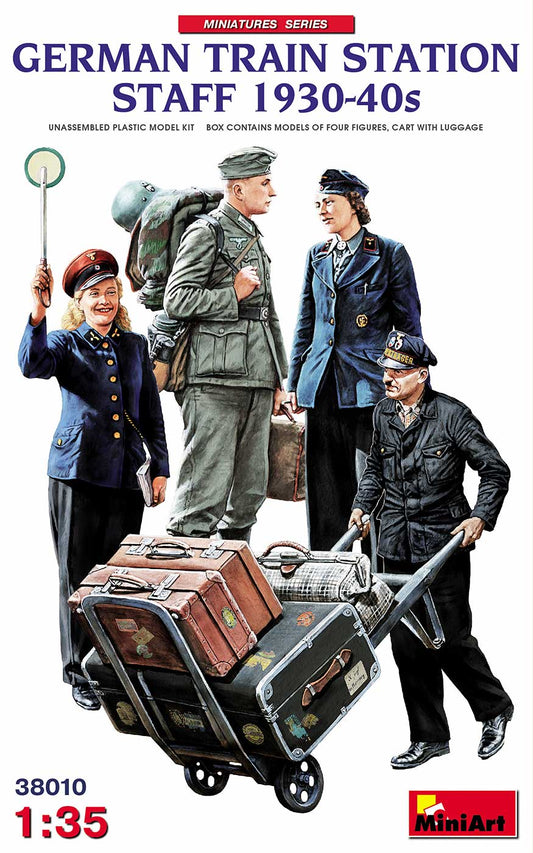 German Train Station Staff 1930 - 1940s 1/35 #38010 by MiniArt