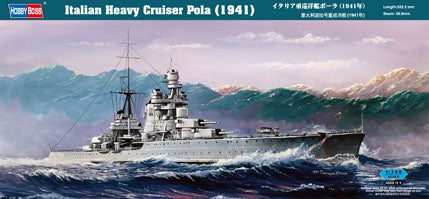 Italian Heavy Cruiser Pola (1941) 1/350 #86502 by Hobby Boss