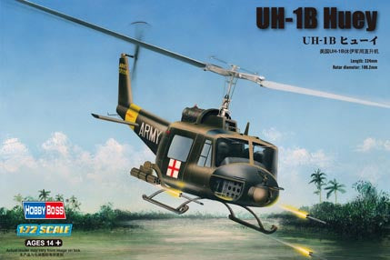 UH-1B Huey 1/72 #87228 by Hobby Boss