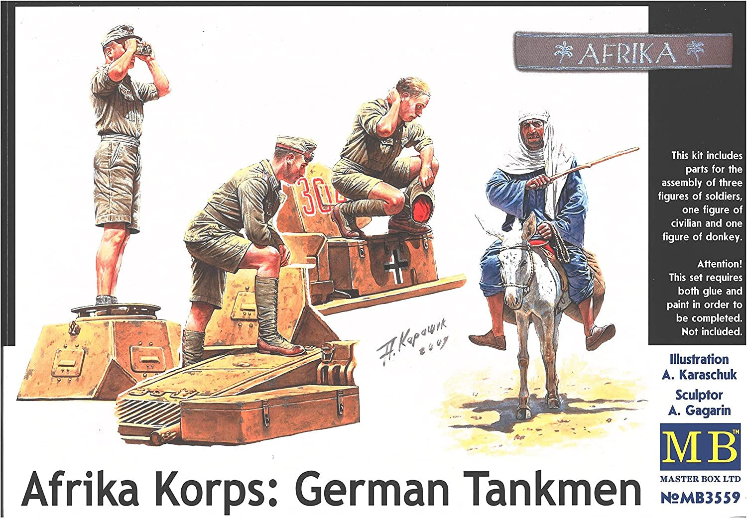 Deutsches Afrika Korps, WWII Era 1/35 #3559 by Master Box